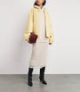 Yellow Virgin Wool Bomber Jacket