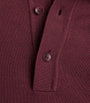 Wool-Cotton Contrast-Trim Polo Shirt