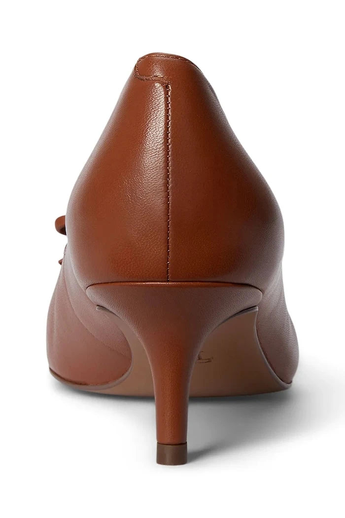 Lauren Ralph Lauren обувки с ток кожени Adrienne
