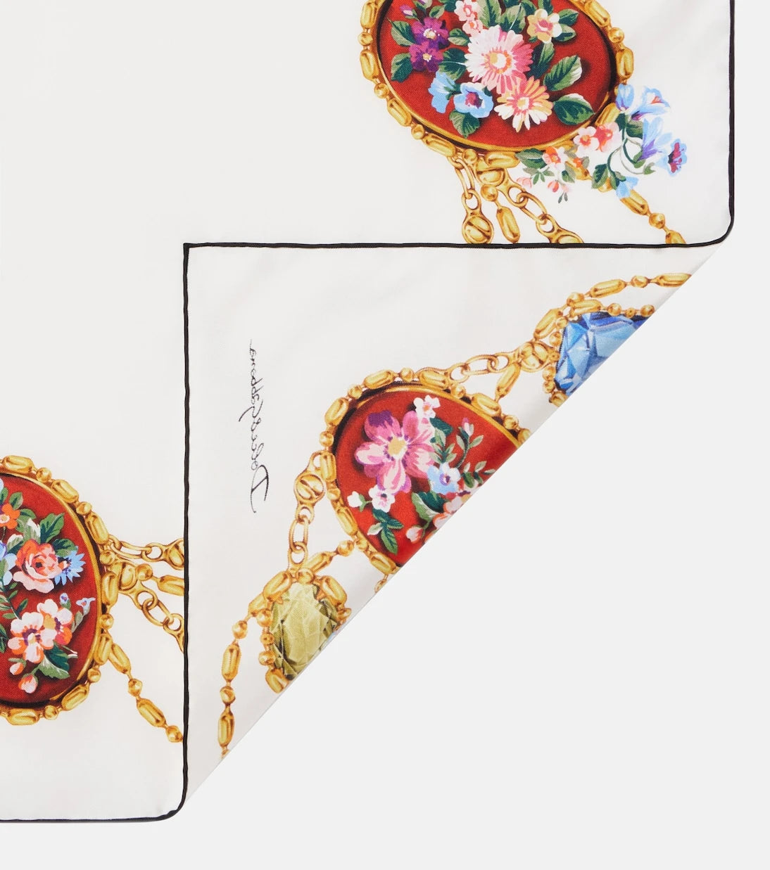 Dolce&Gabbana - DG silk scarf