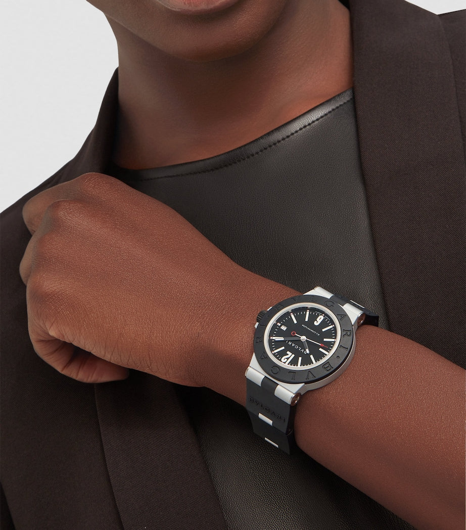 BVLGARI Aluminium Titanium Watch 40mm