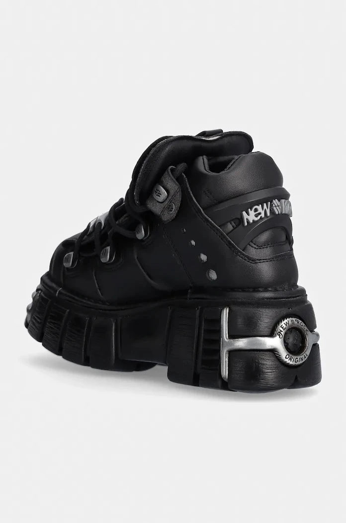 New Rock Negro Tower + Negro Acero Spor Ayakkabı