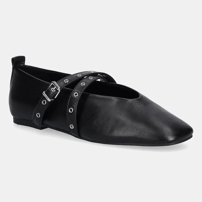 Tommy Jeans TJW LEATHER MARYJANE BALLERINA Deri Babet