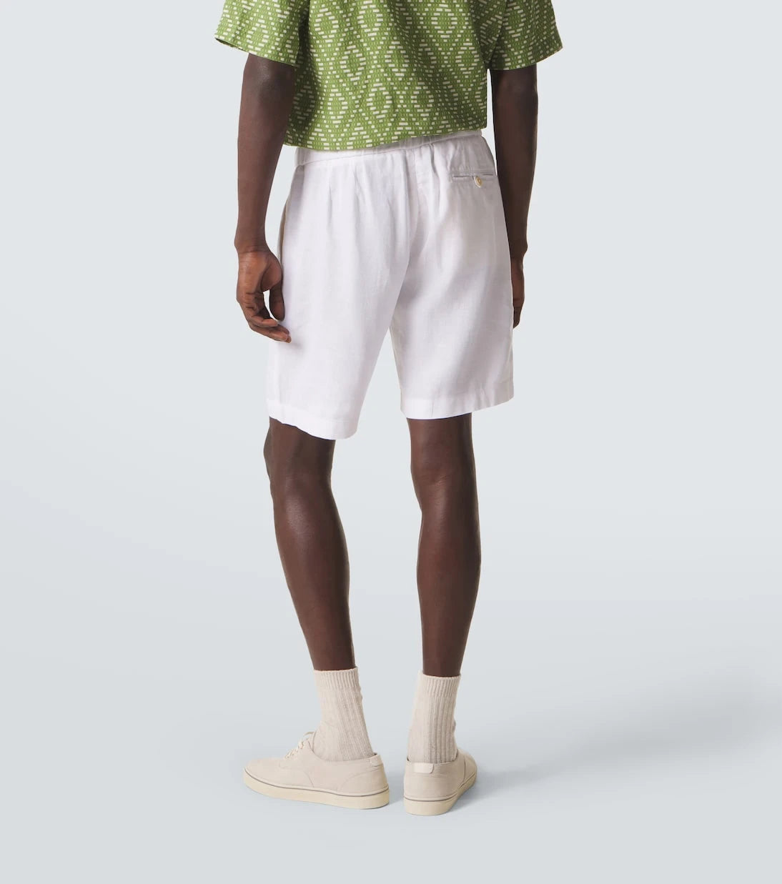Frescobol Carioca - Felipe linen-blend shorts