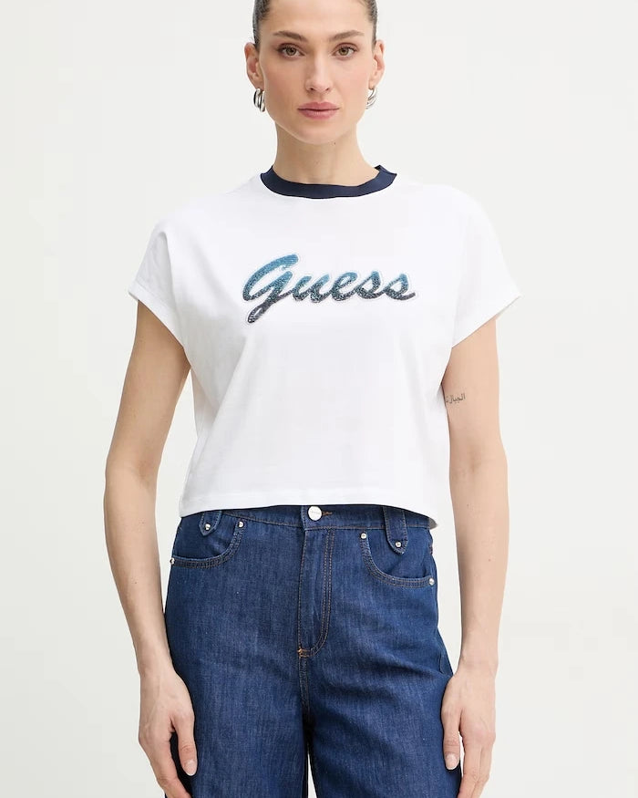 Guess pamuklu kadın tişört