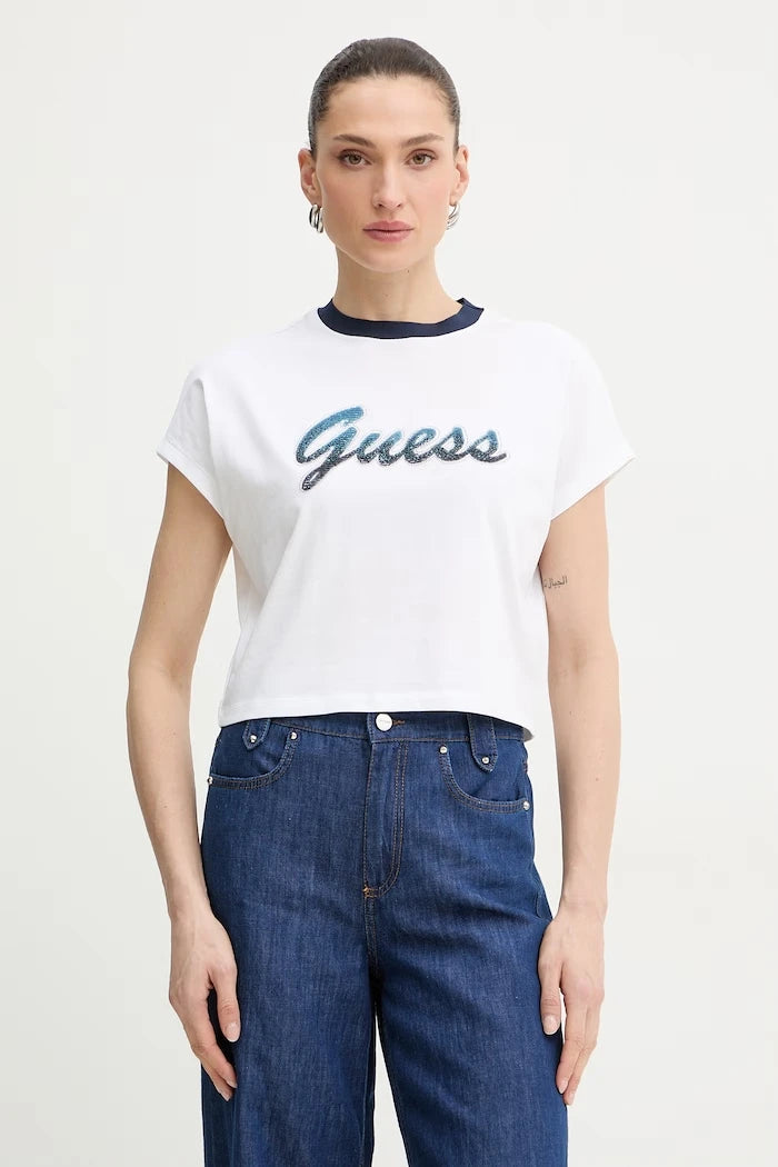 Guess pamuklu kadın tişört