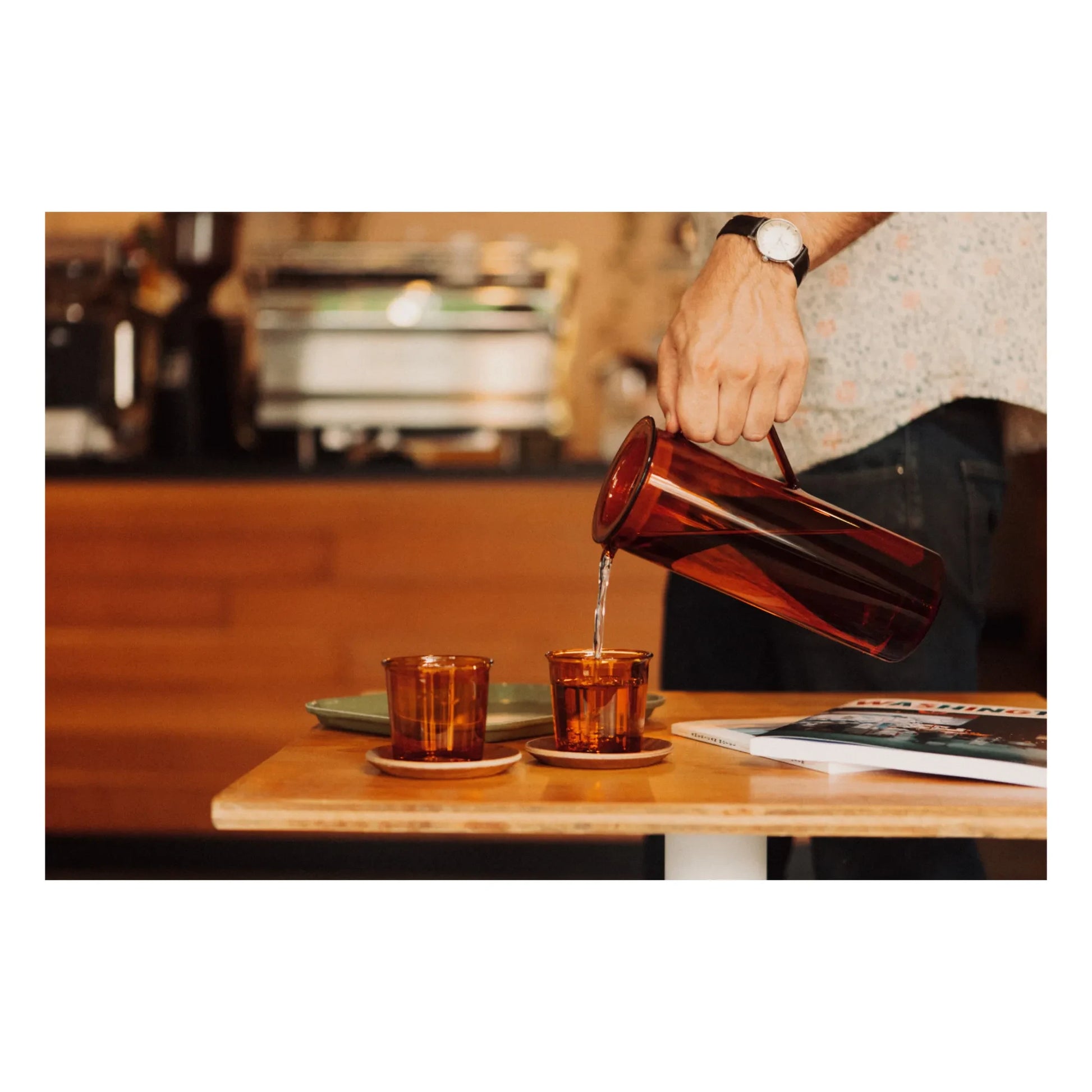 Kinto - Cast Single Wall Glass - 250 ml | Amber