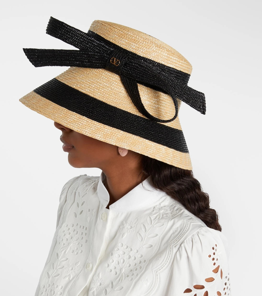 Valentino - Straw bucket hat