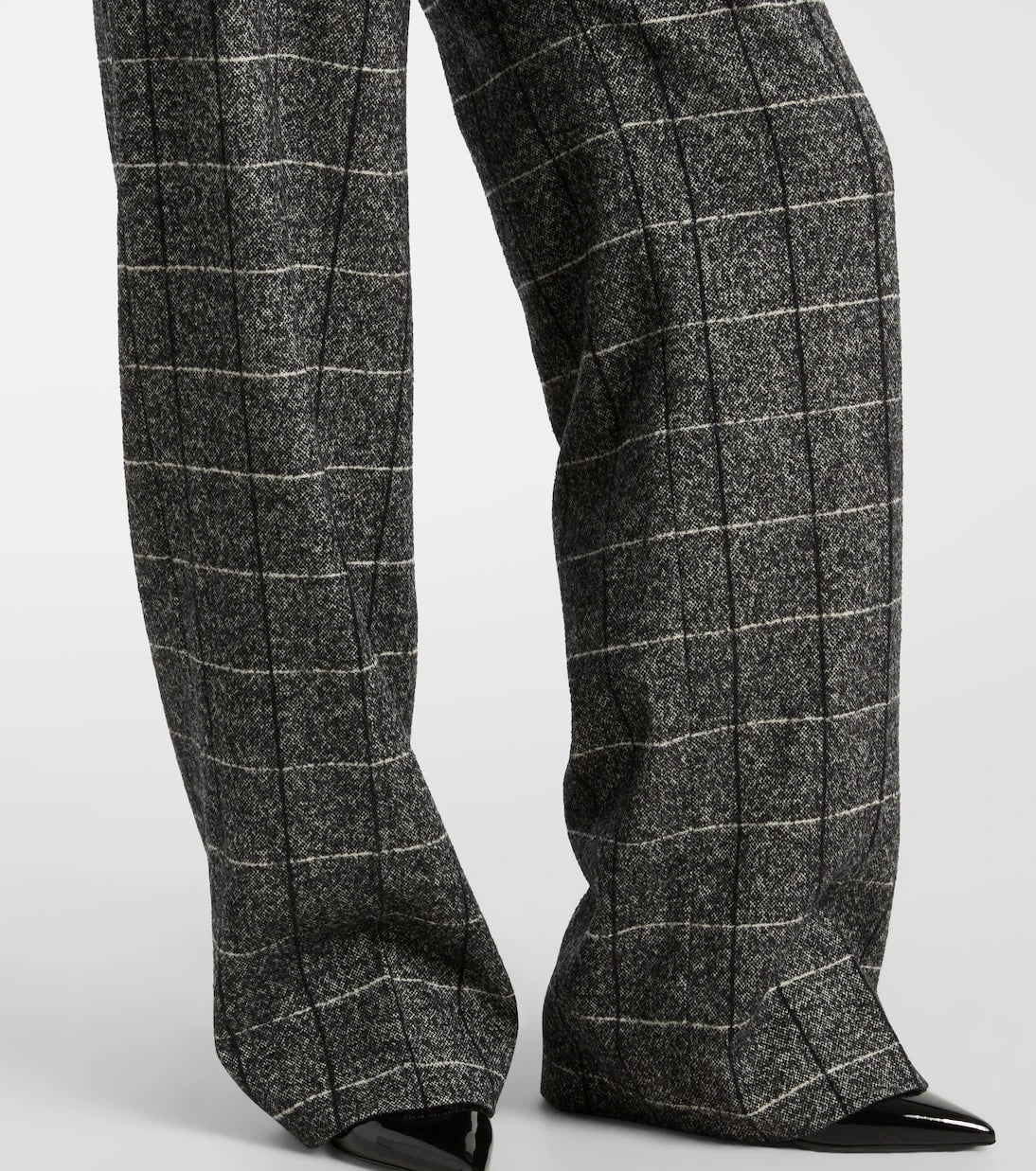Dolce&Gabbana - High-rise wool-blend wide-leg pants