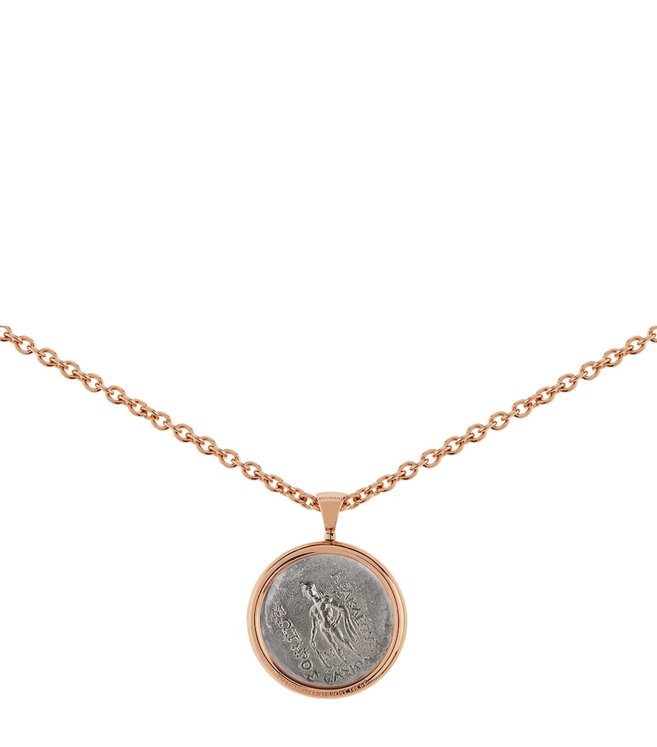 Rose Gold Coin Monete Necklace