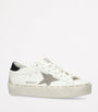 White Leather Hi Star Sneakers