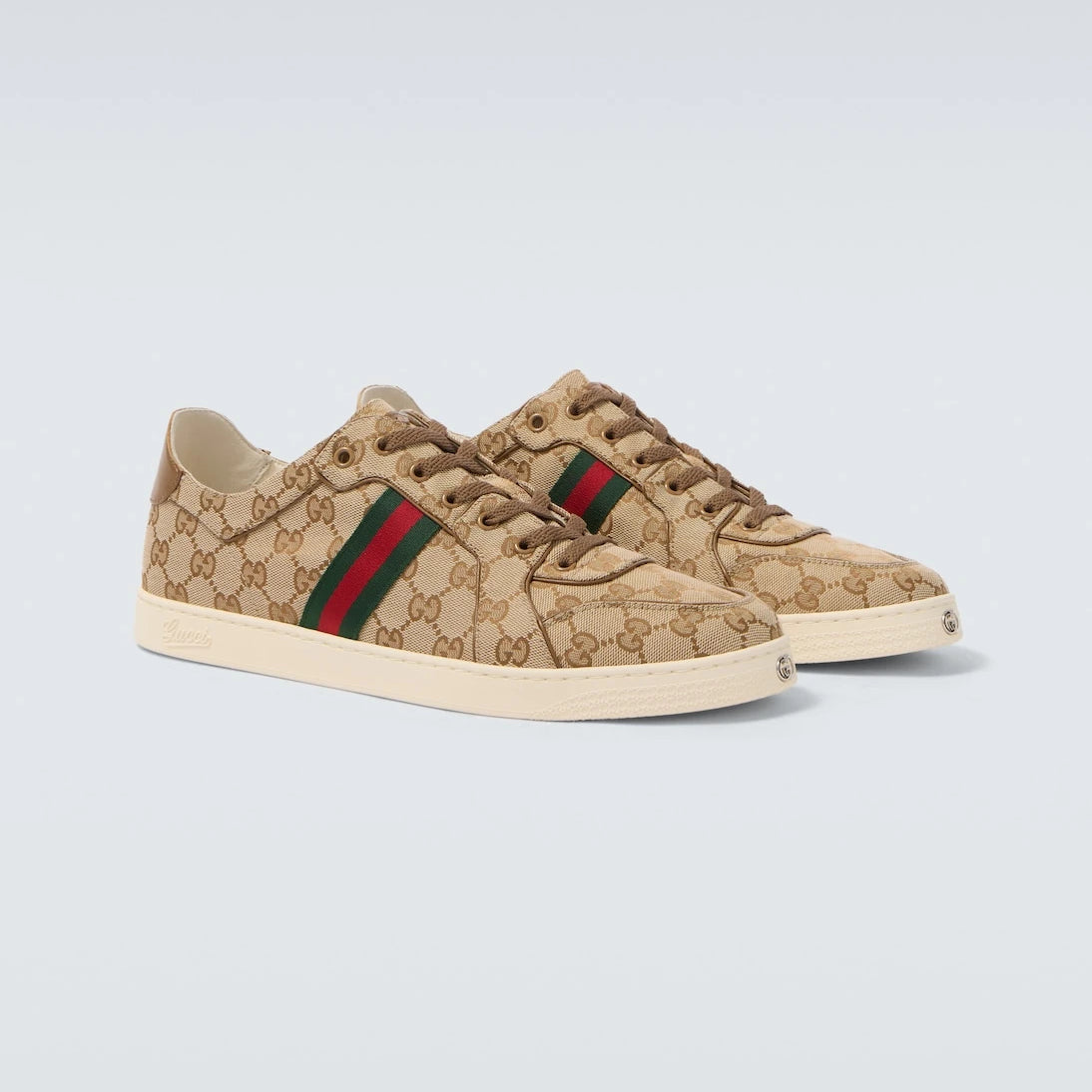 Gucci - Stretch GG canvas low-top sneakers
