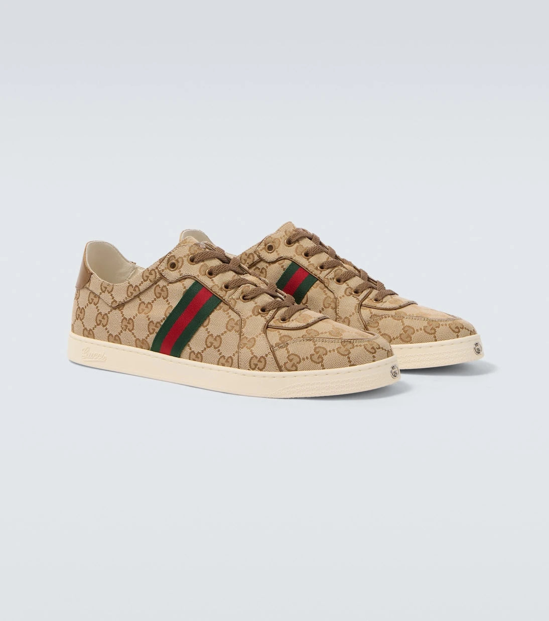 Gucci - Stretch GG canvas low-top sneakers