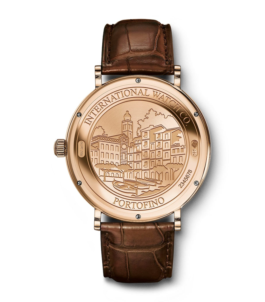 IWC Schaffhausen Rose Gold Portofino Automatic Watch 40mm