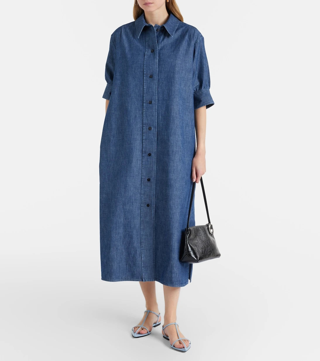 Jil Sander - Cotton chambray shirt dress