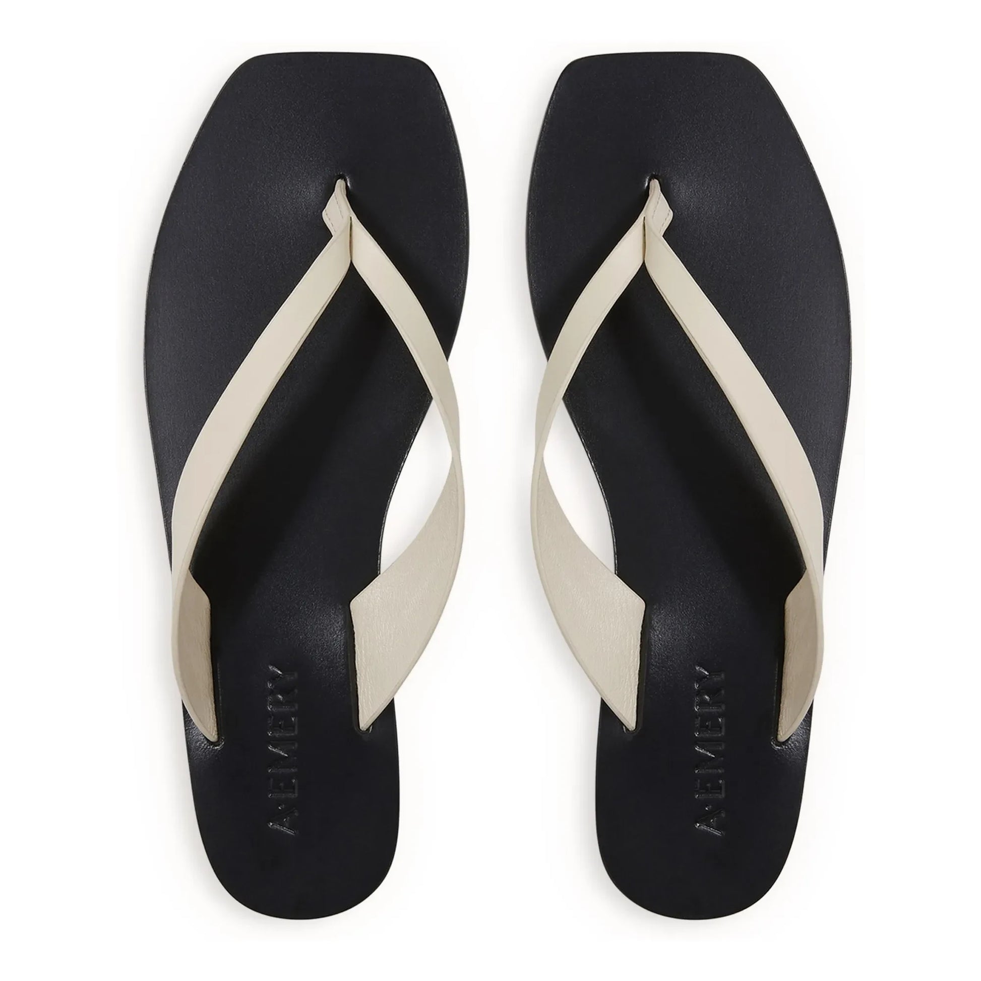 A. Emery - Kinto Two-tone Sandals | Ecru