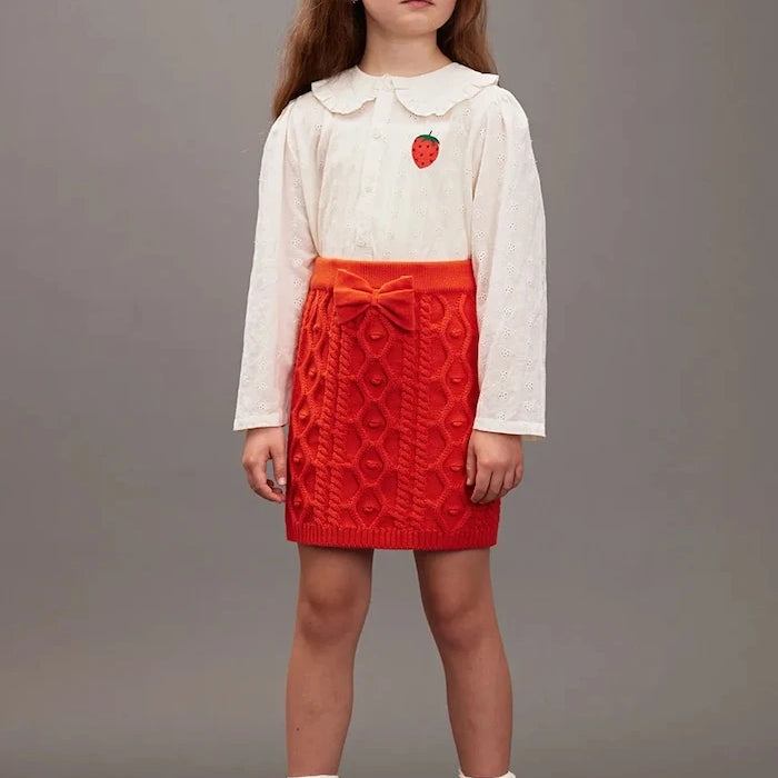 Детска памучна пола Mini Rodini