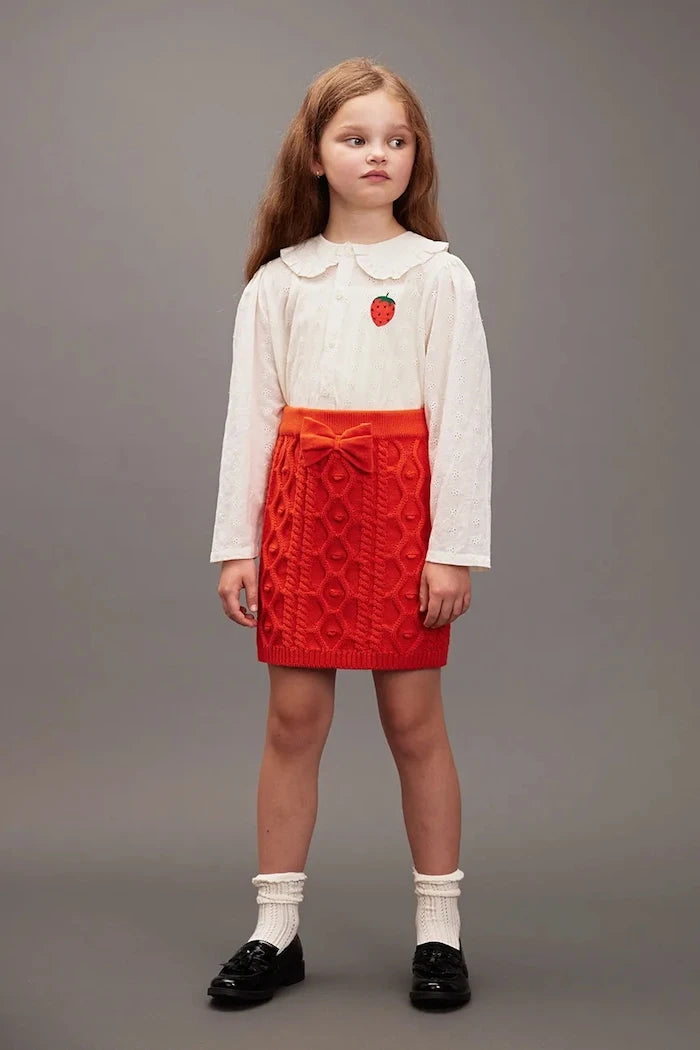 Детска памучна пола Mini Rodini
