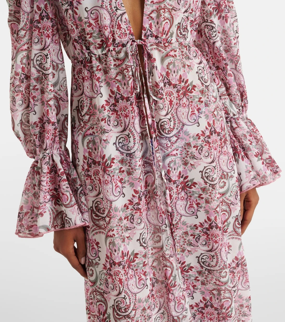 Bananhot - Berta paisley beach cover-up