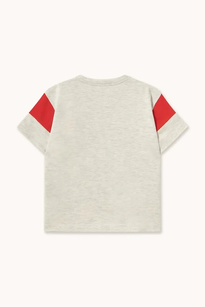 Çocuklar için pamuklu TINY LOGO COLOR BLOCK TEE
