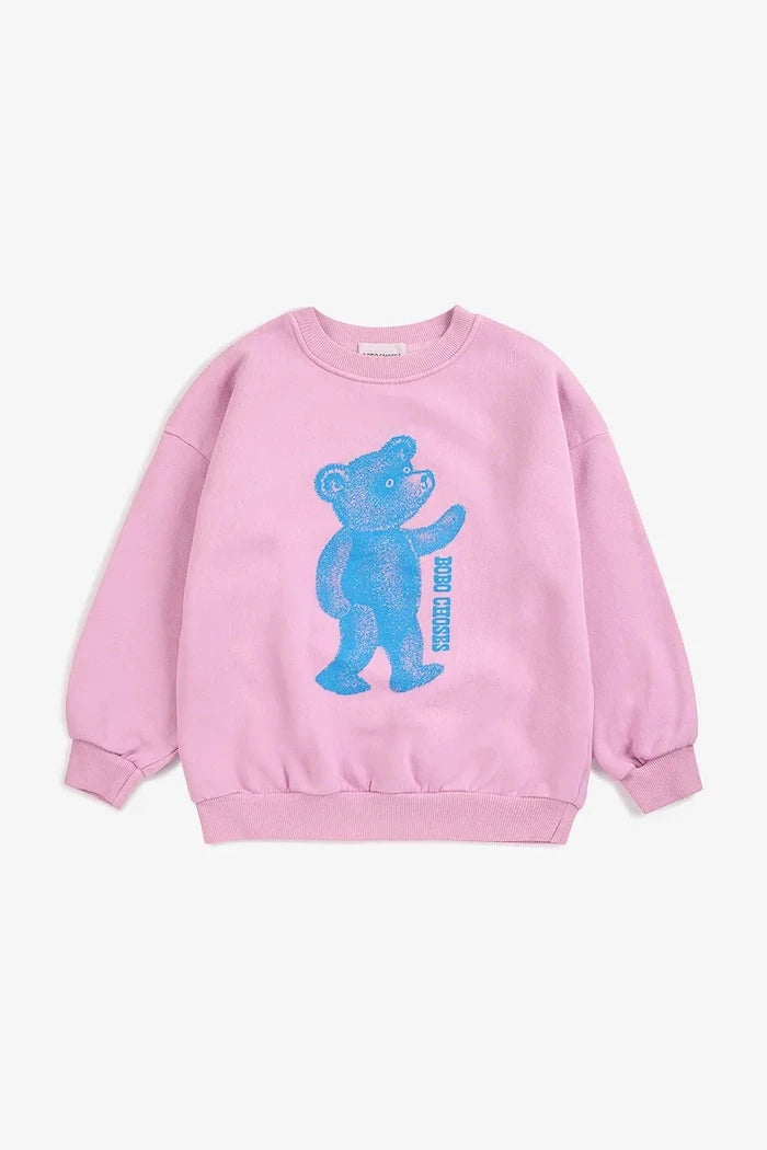 Bobo Choses çocuklar için pamuklu oversize sweatshirt Softpaw Monster