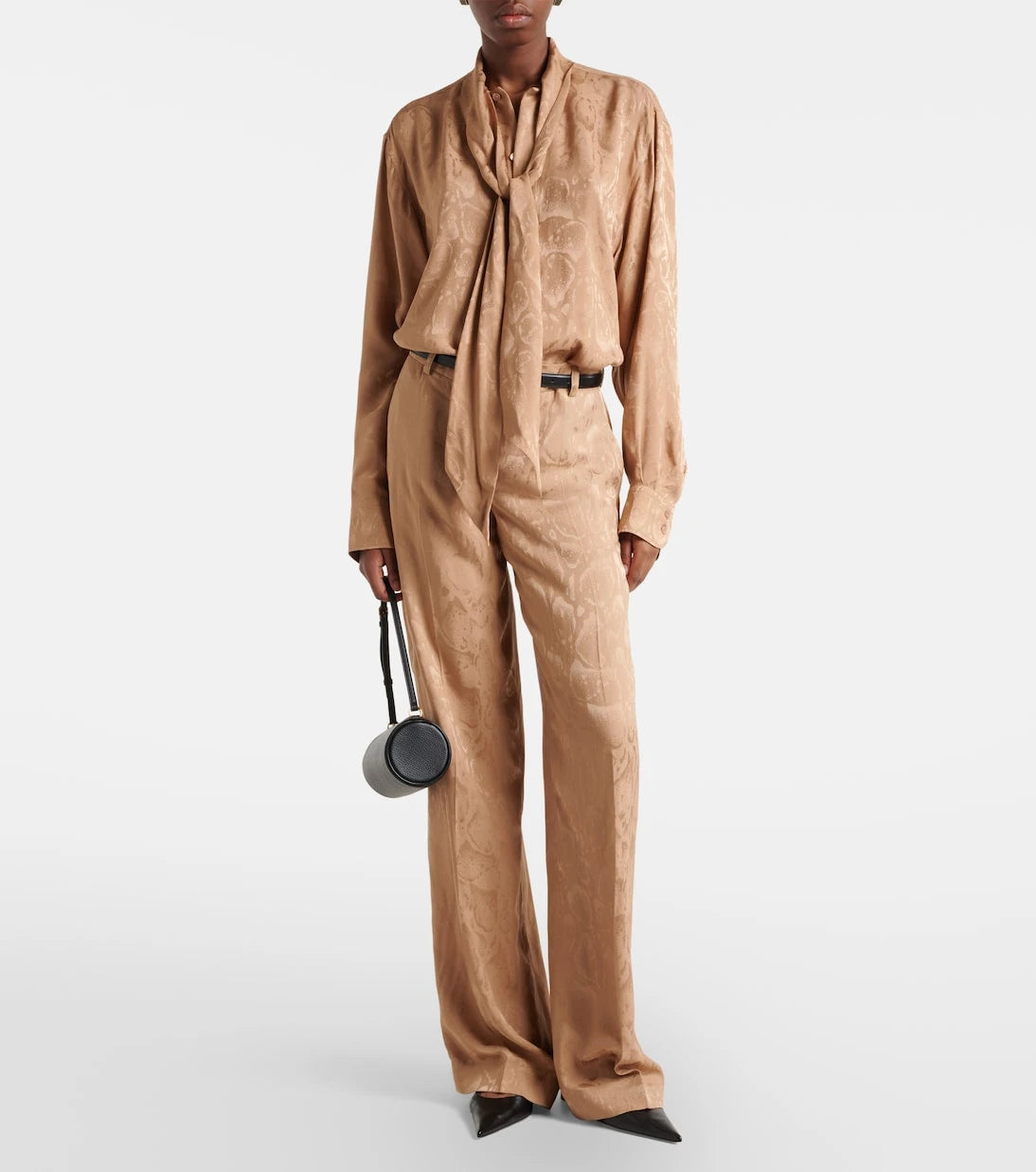 Stella McCartney - Leopard-print silk-blend jacquard blouse