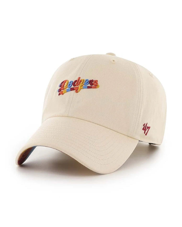 Los Angeles Dodgers 47 Brand MLB pamuklu şapka, siperlikli