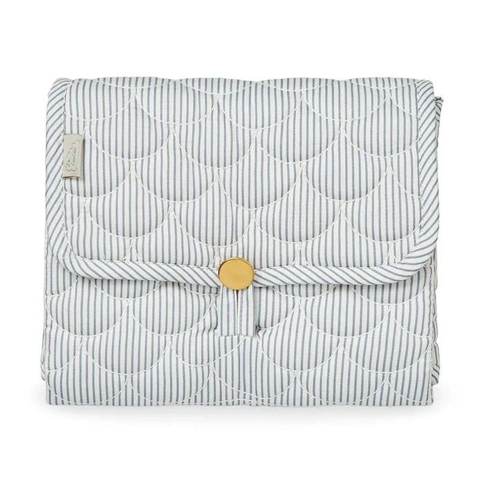 Cam Cam Copenhagen Bebek Alt Değiştirme Matı Classic Stripes Blue, Praline