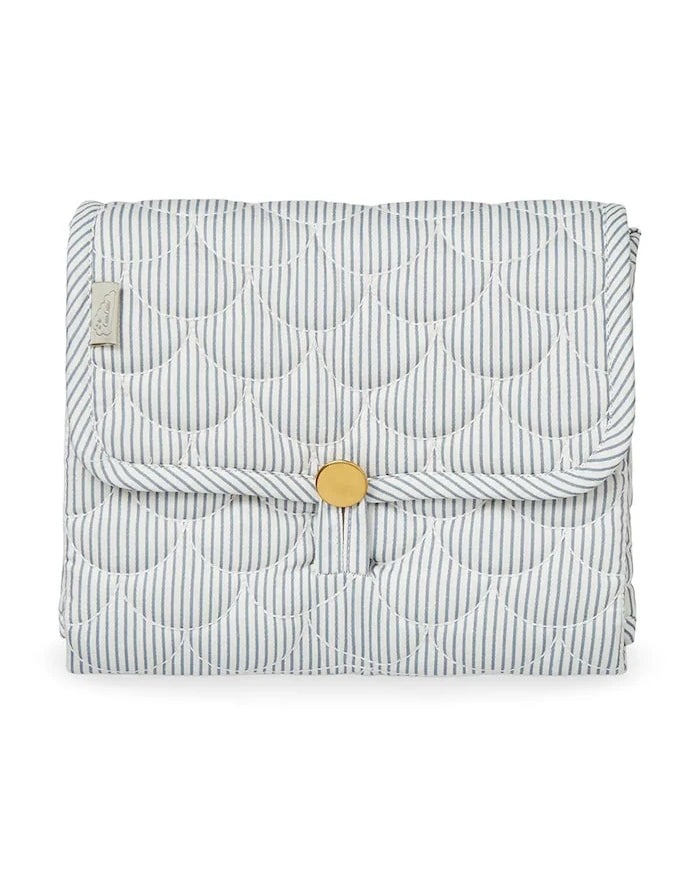 Cam Cam Copenhagen Bebek Alt Değiştirme Matı Classic Stripes Blue, Praline
