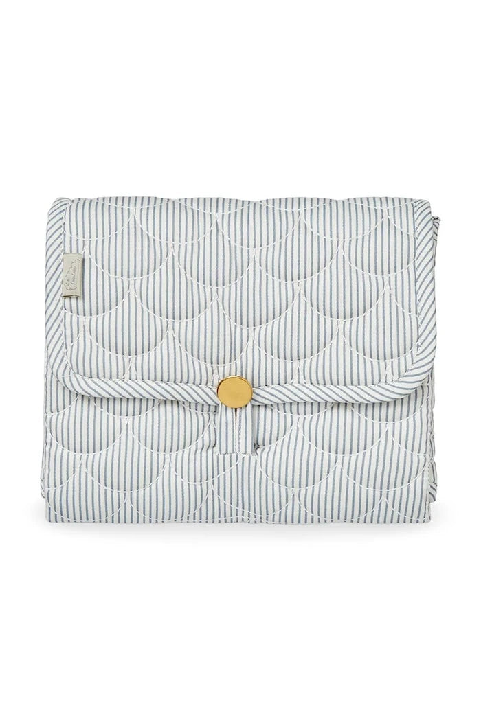 Cam Cam Copenhagen Bebek Alt Değiştirme Matı Classic Stripes Blue, Praline