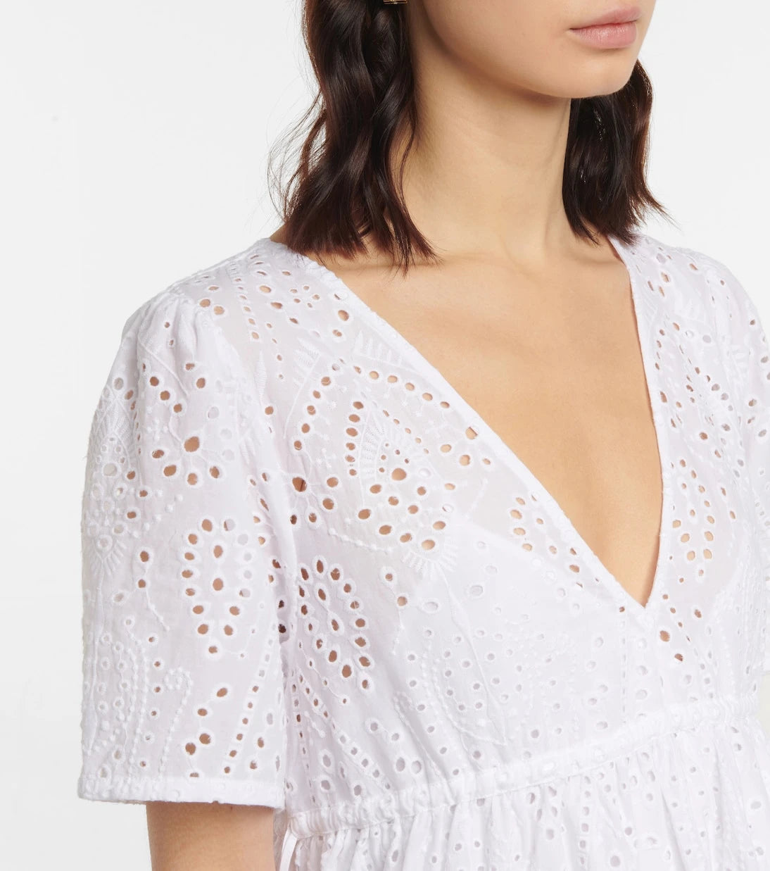 Heidi Klein - Broderie anglaise cotton midi dress