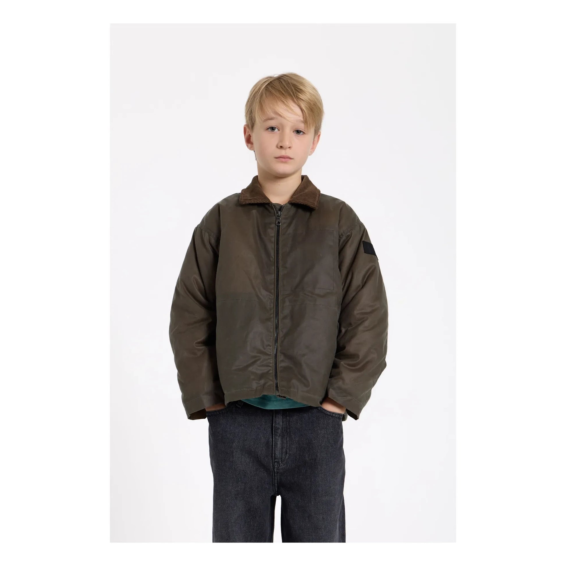 Finger in the nose - Clark Oiled Canvas Jacket | Khaki