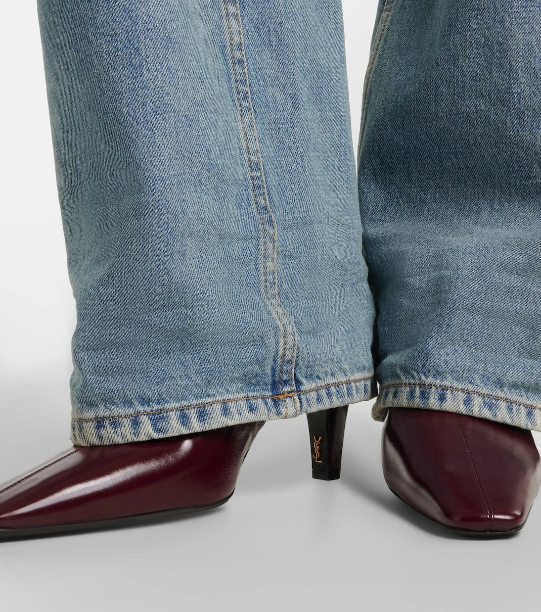 Saint Laurent - Jill leather ankle boots