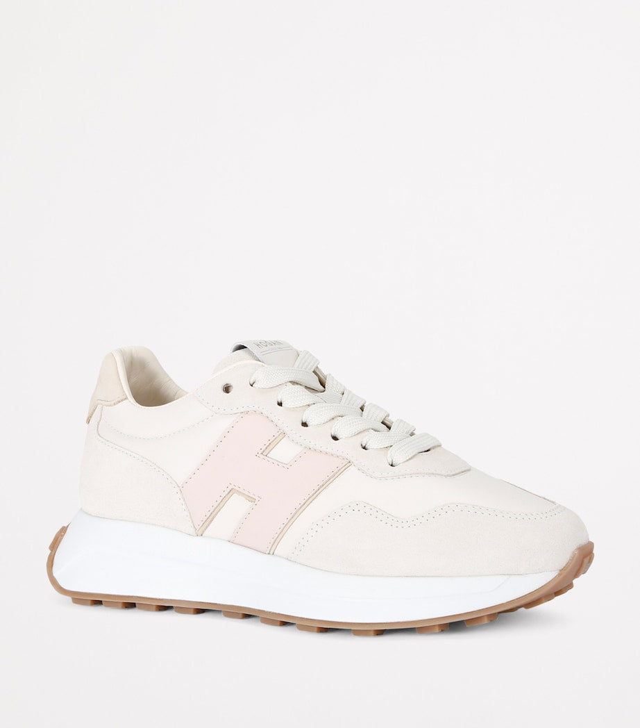 Pink Suede-Blend H641 Sneakers