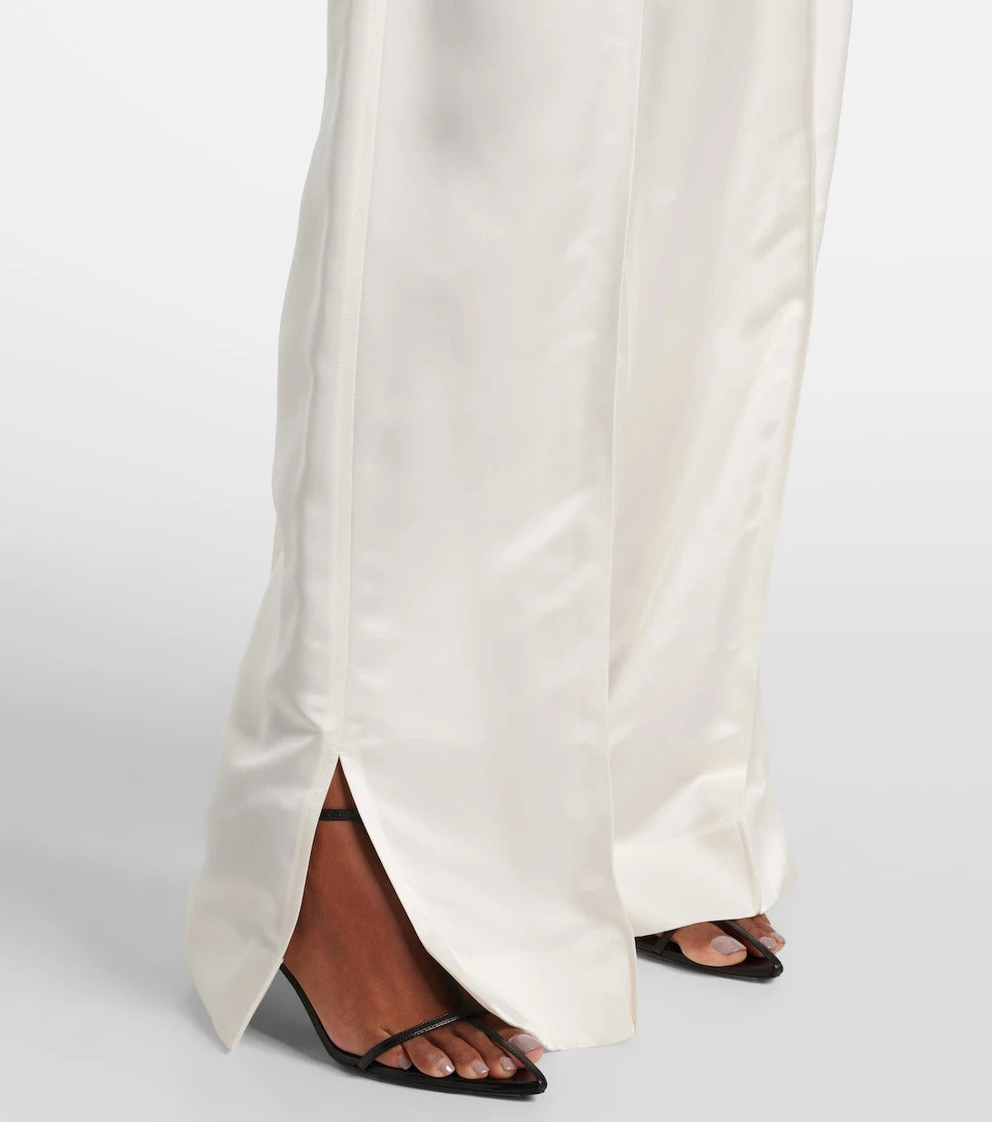 Jil Sander - High-rise satin wide-leg pants