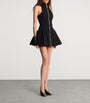 Balmain Wool Zipped Mini Dress