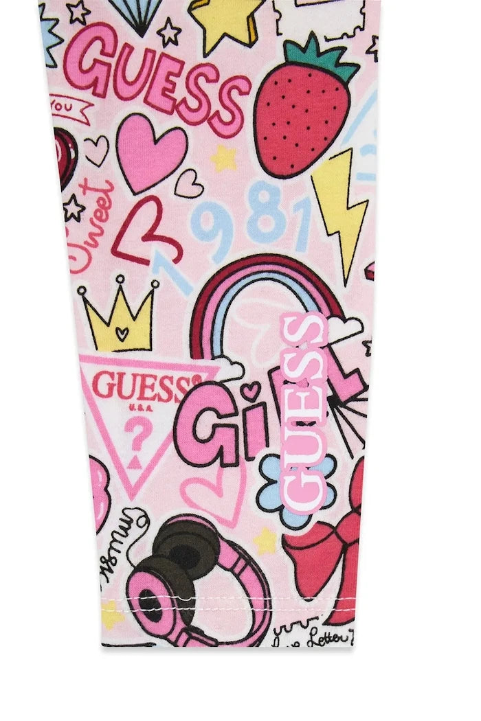 Guess pamuklu çocuk taytı
