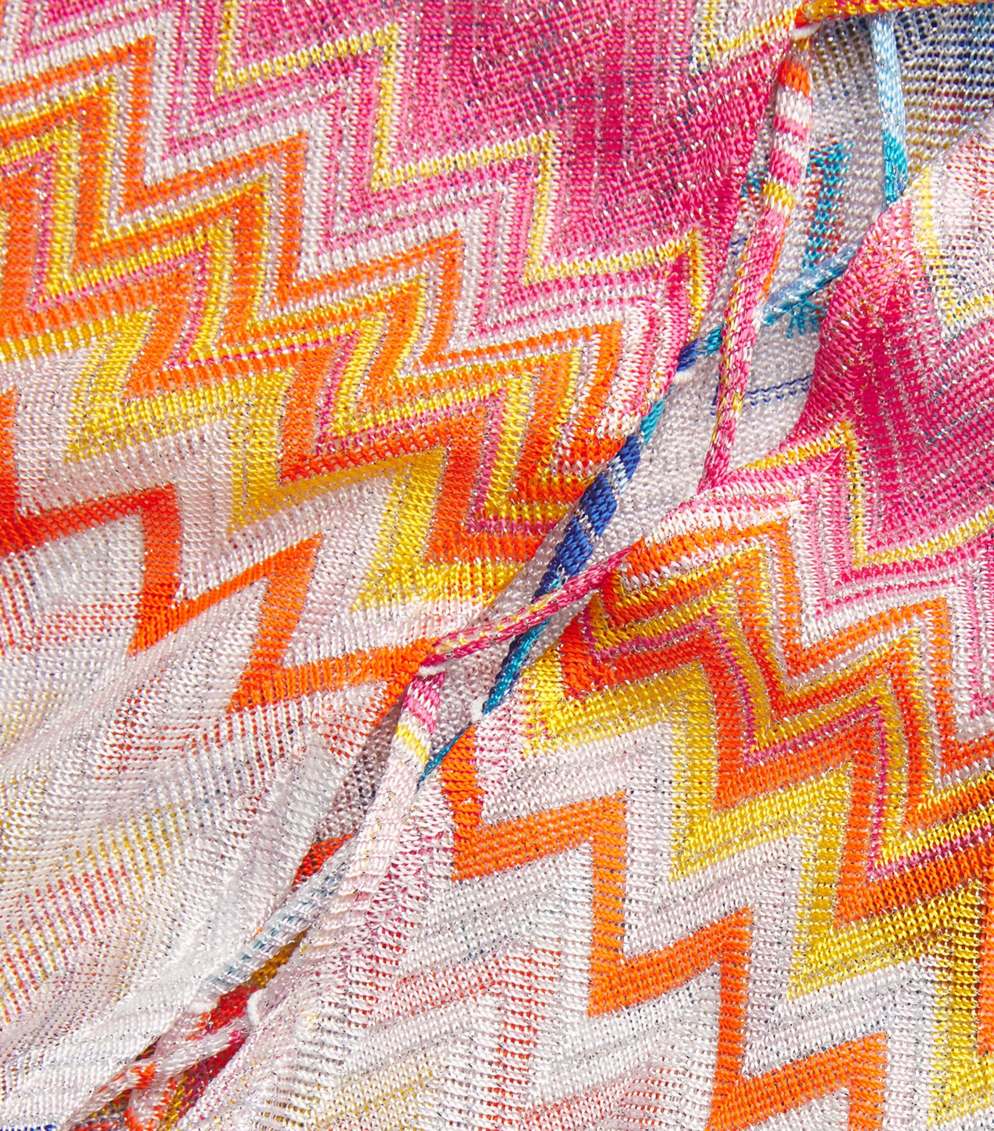 Missoni Multi Zigzag V-Neck Kaftan