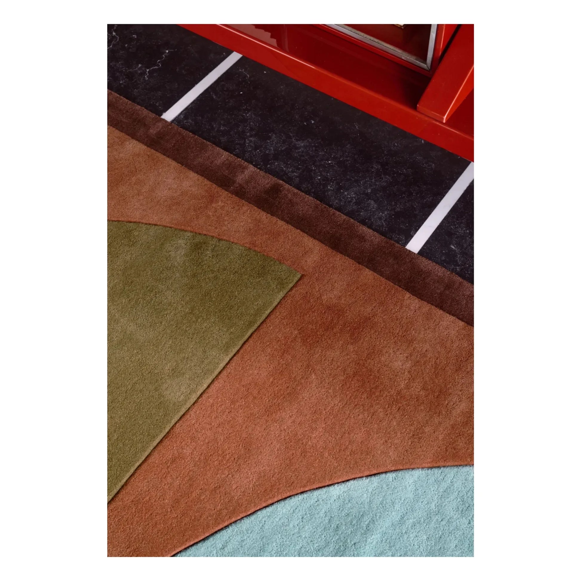 Layered - Coppa Canela wool carpet | Cannelle