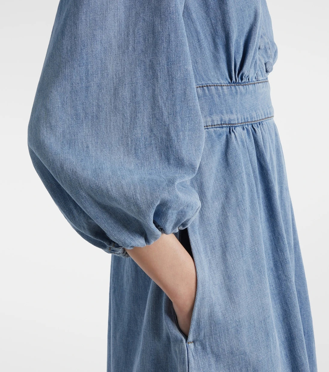 Zimmermann - Lucky denim midi dress
