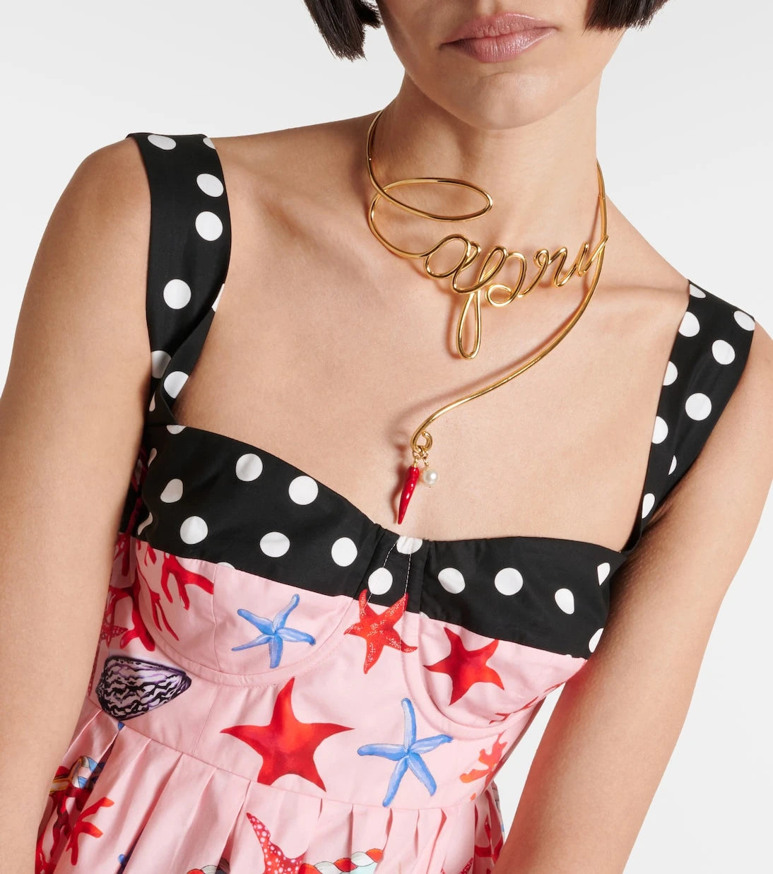 Dolce&Gabbana - Capri printed cotton minidress