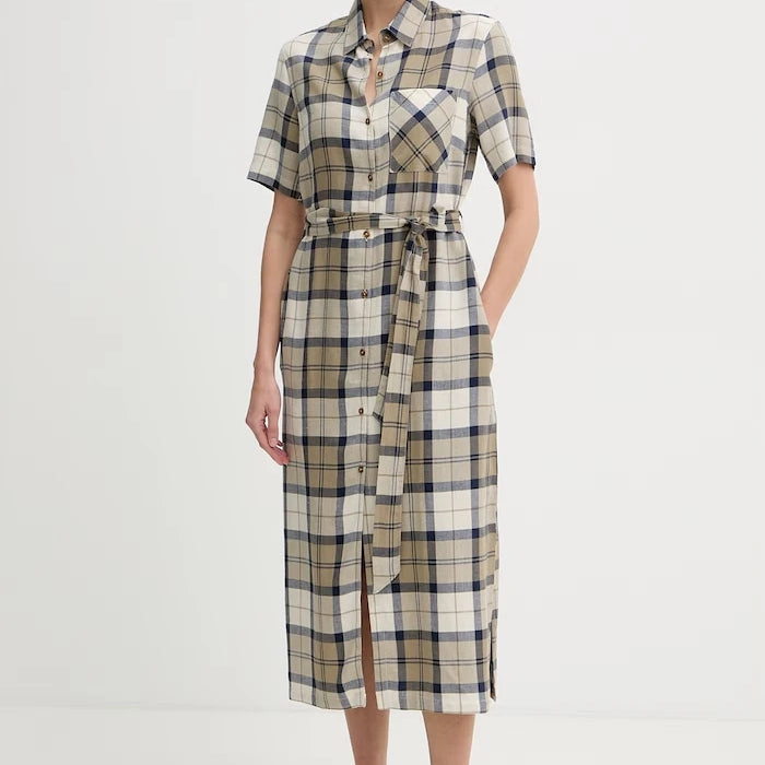 Barbour Keten Elbise Fern