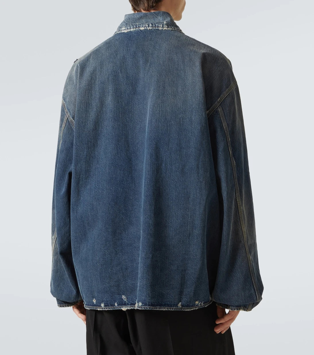 Balenciaga - Distressed denim jacket