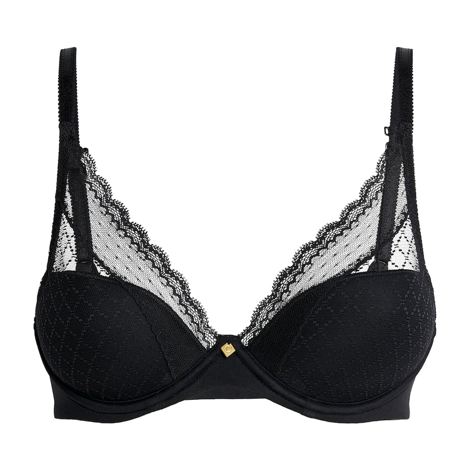 Chantelle Black Norah Chic Underwired T-Shirt Bra