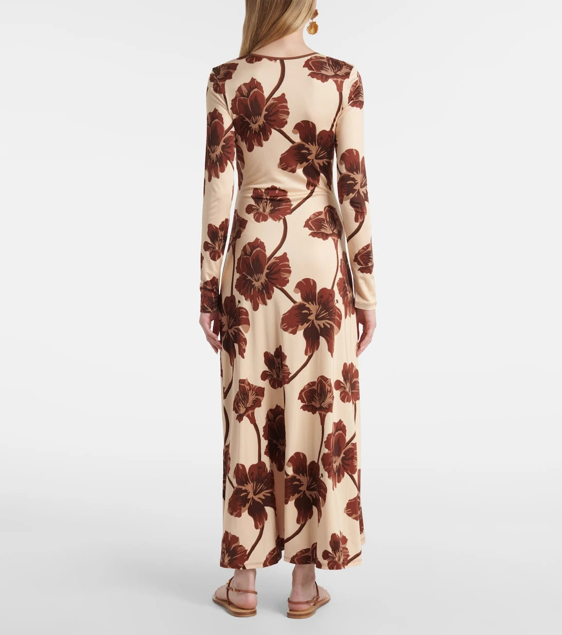 Johanna Ortiz - Floral jersey midi dress