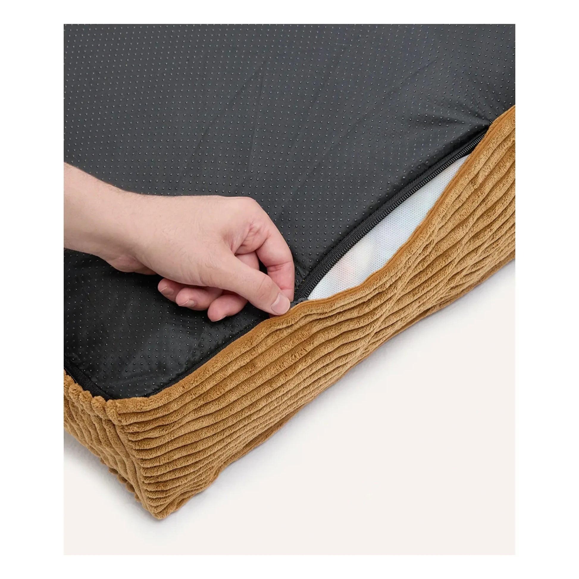 Cafide - Cuadra corduroy dog mattress | Mustard