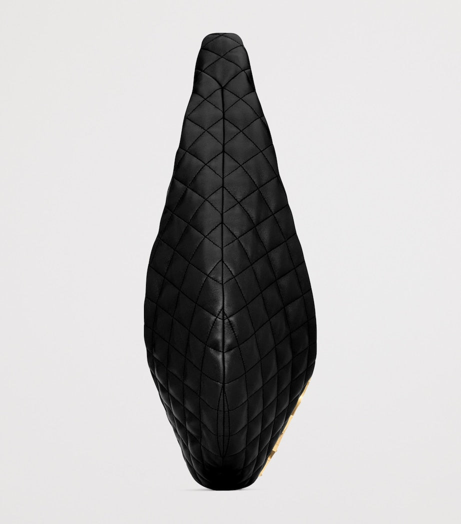 Saint Laurent Black Medium Icare Quilted Shoulder Bag