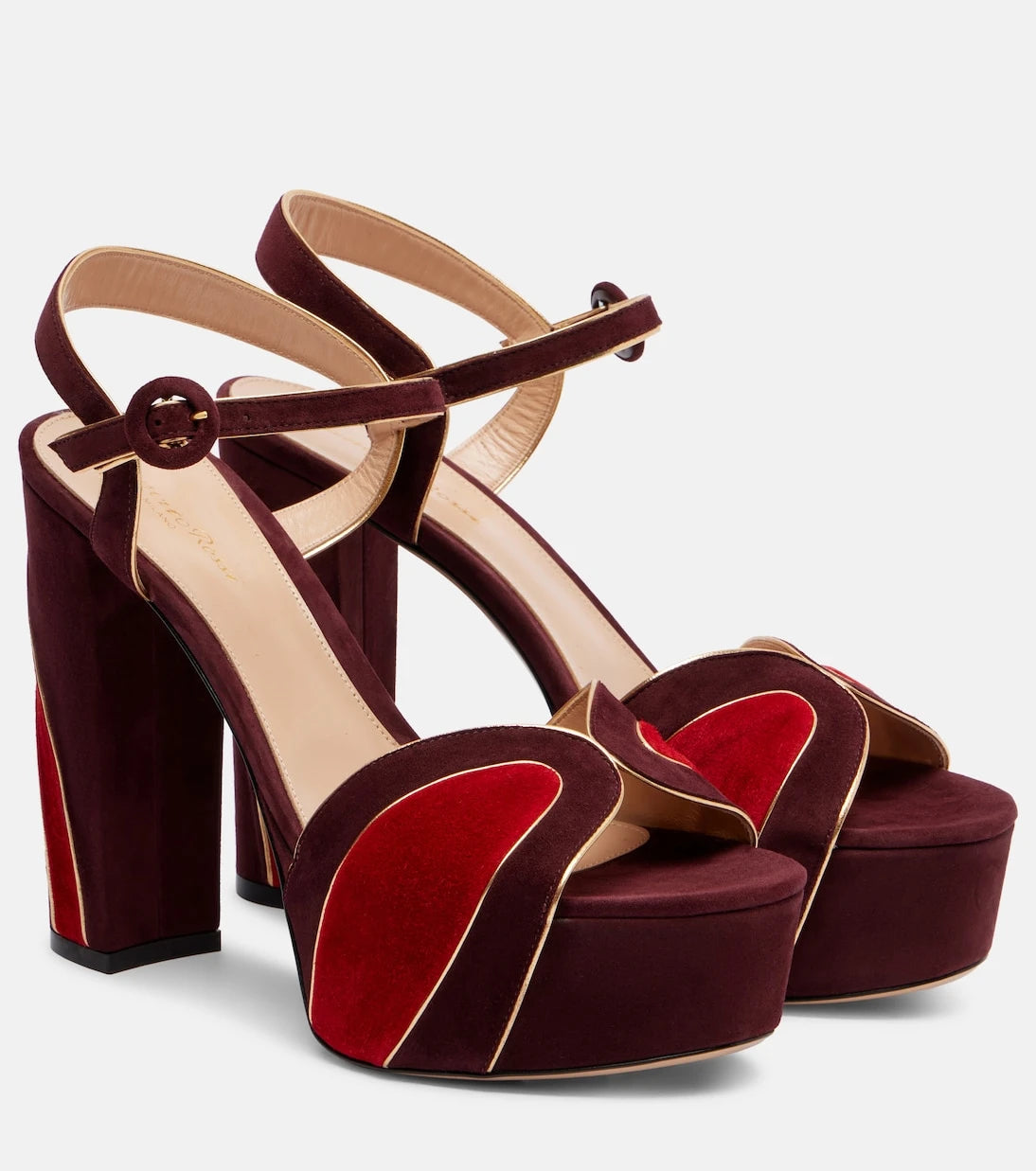 Gianvito Rossi - 125 suede platform sandals