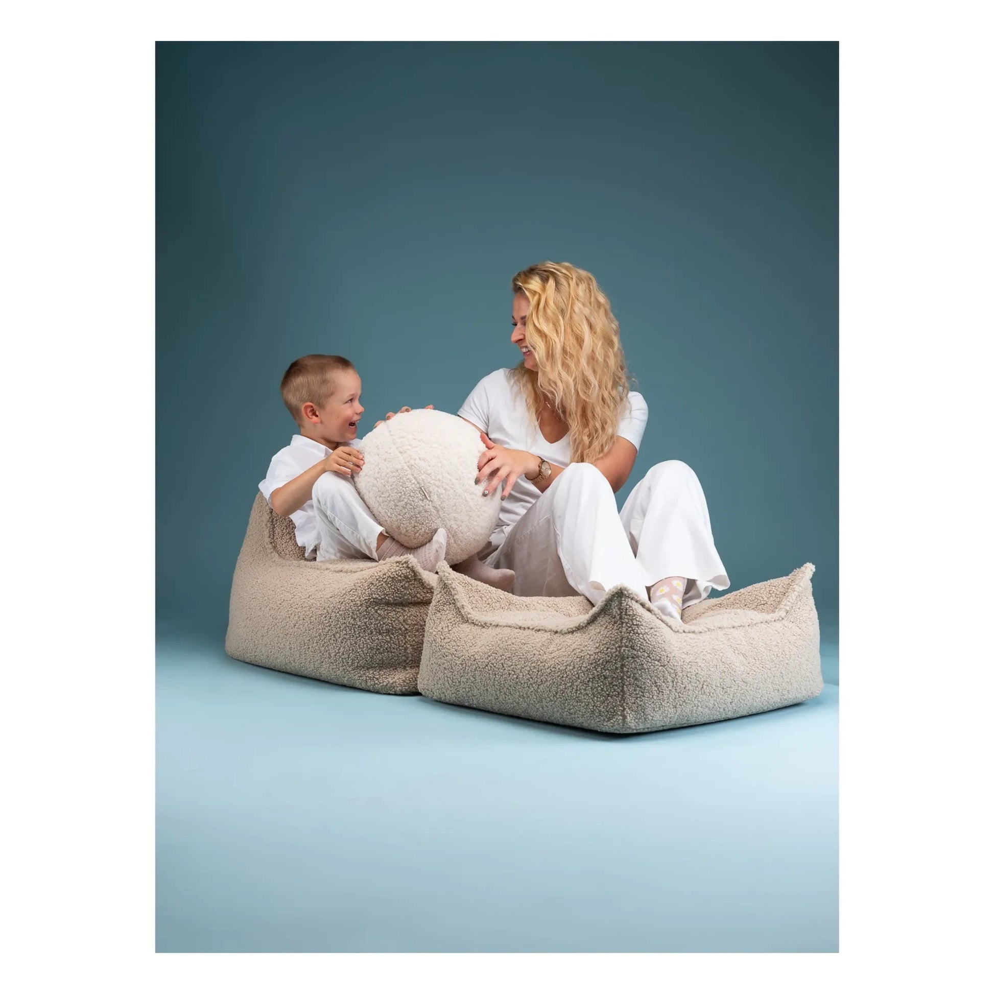 Wigiwama - Ottoman in teddy | Beige