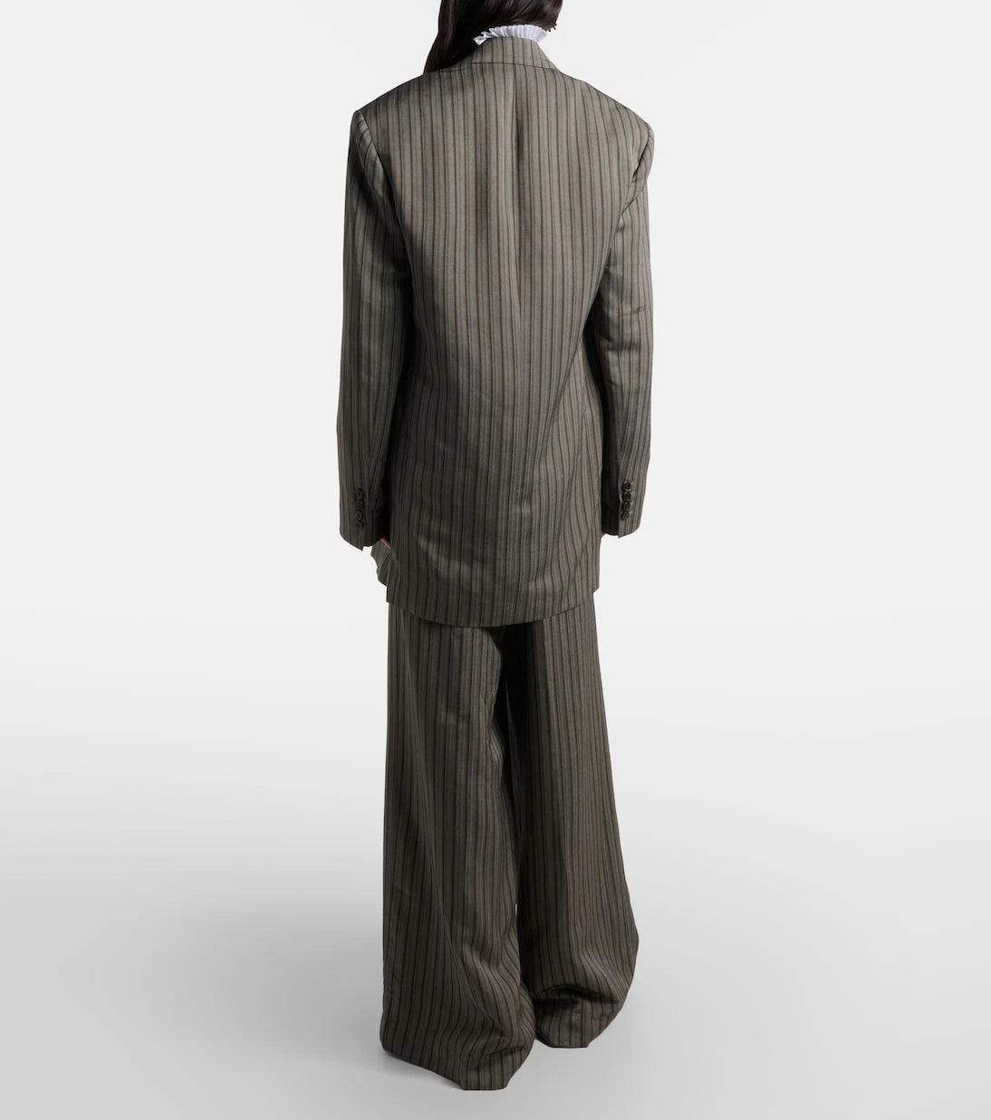 Dries Van Noten - Striped wide-leg pants
